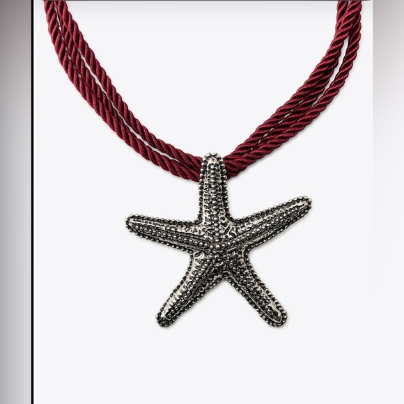 🔥🔥Zara starfish rope Necklace - Picture 2 of 4